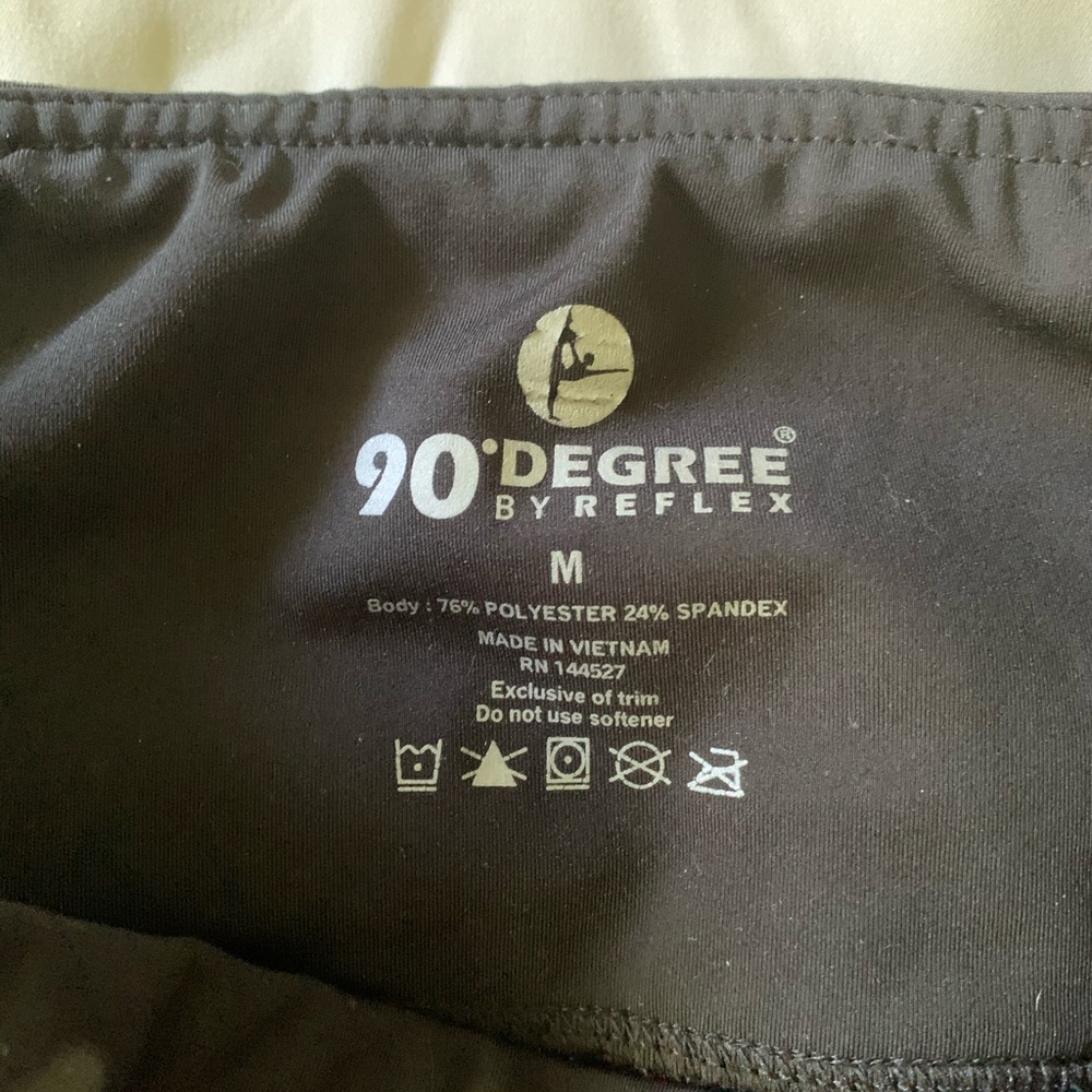 Ankle leg even 90° black leggings